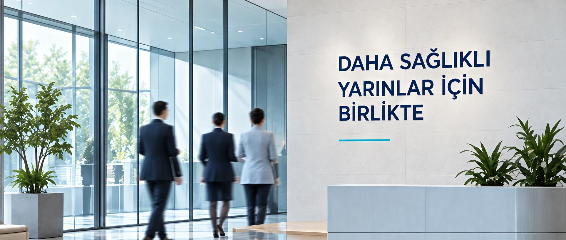 Modern sağlık işletmesi binası